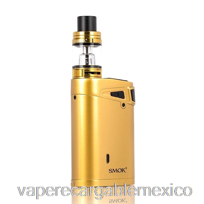 Vape Recargable Smok Marshal G320 Tc Kit De Inicio Cuerpo Dorado / Botón De Disparo Negro